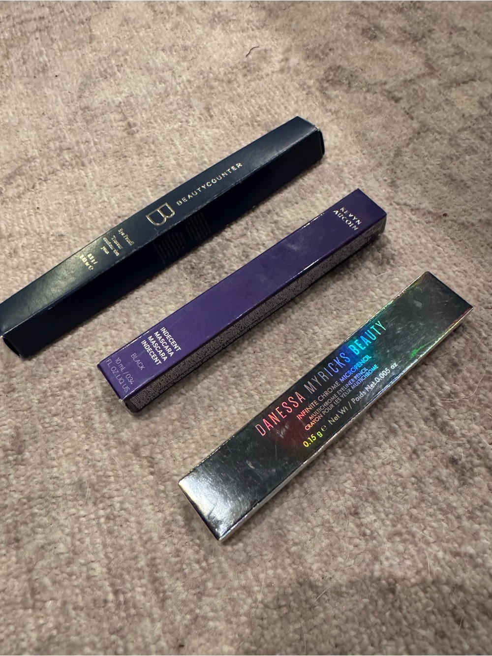 Assorted Beauty Mascara & Lash Products - Black & Purple Packaging